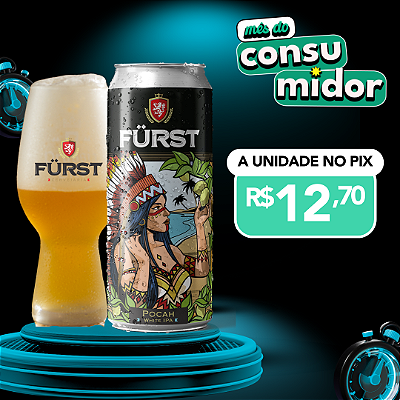 Pocah White Ipa Fürst unidade - Lata 473ml