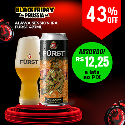 CERVEJA FURST ALAWA SESSION IPA LATA 473ML UNIDADE