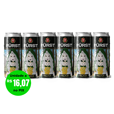 Furst Alice – Double IPA – 6 latas de 473ml