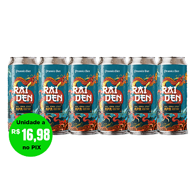 Cerveja Raiden – American Pale ale – 6 Latas