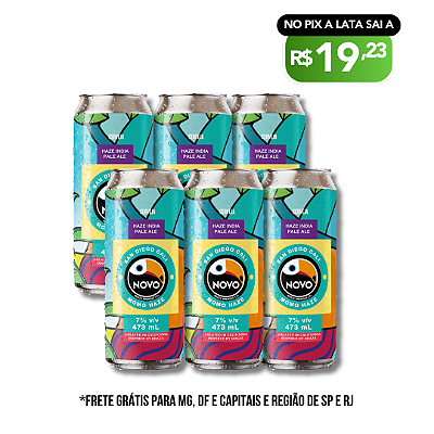 Cerveja Momo – Hazy IPA – 6 latas de 473ml