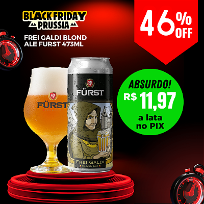 CERVEJA FURST FREI GALDI BELGIAN BLOND - LATA UNIDADE 473ML