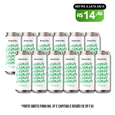 Supreminha - NEIPA de teor alcoolico reduzido – 12 latas 473ml