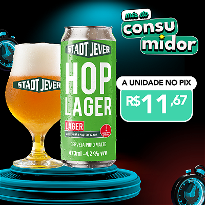 Hop Lager Jever unidade - Lata 473ml