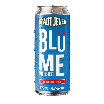 CERVEJA STADT JEVER BLUME - WITBIER LATA 473ML UNIDADE