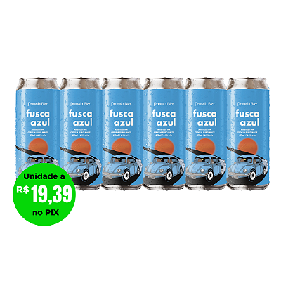 Fusca Azul - 6 Latas