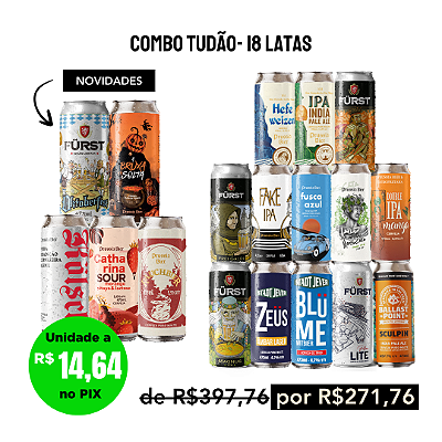 Tudão – Uma de cada – 18 latas