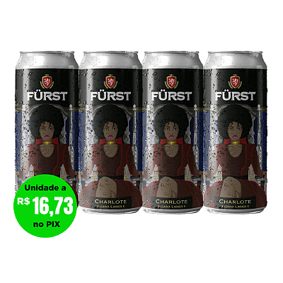 CHARLOTE SCHWARZBIER - COMPRE 3, LEVE 4 LATAS  473ml