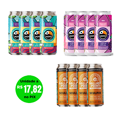 IPAs Gringas: Sculpin, Momo e Ipanema – 12 Latas