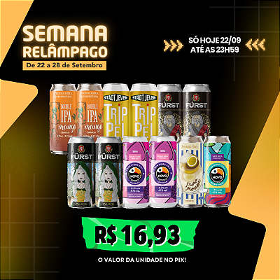 Cervejas Fortes – 12 Latas (Relâmpago 22/09)
