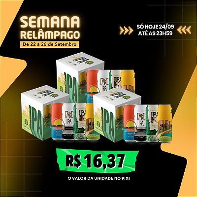 3 Packs de IPAs (24/09) 12 Latas de 473ml