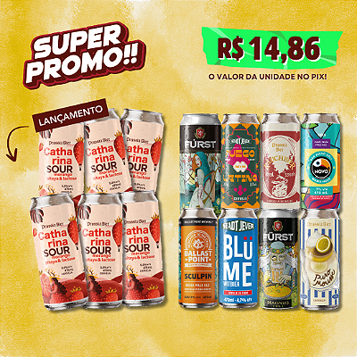 Superpromo Lançamento Catharina Sour MIX – 14 Latas