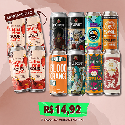 Sazonais + Catharina Sour - 12 Latas 473ml