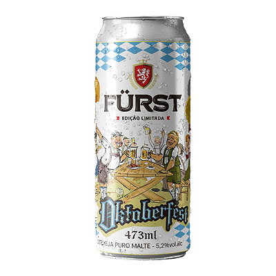 CERVEJA FURST OKTOBERFEST - LATA UNIDADE 473ML