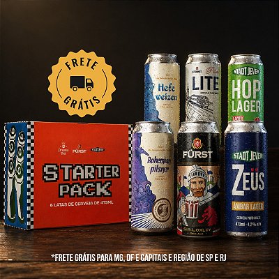 Starter Pack – 6 Latas 473ml