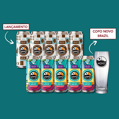 # Kit Novo Brazil + Copo: Coco Haze + Momo– 10 Latas