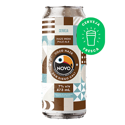 CERVEJA NOVO BRAZIL COCO HAZE LATA 473ML UNIDADE