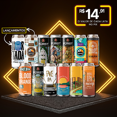 Todas as IPAs do estoque – 13 latas