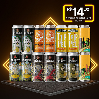 Cervejas Fortes – 14 latas