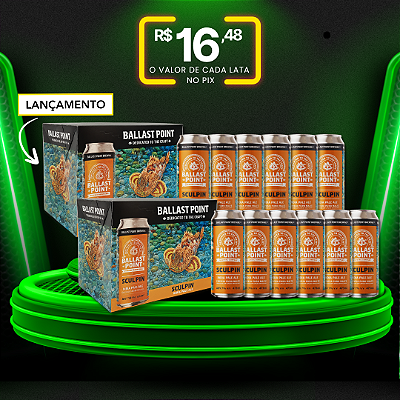 2x Pack Ballast Point Sculpin – 12 latas