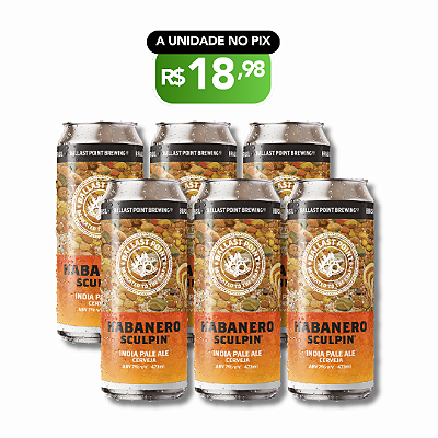 Ballast Point Sculpin Habanero – 6 Latas