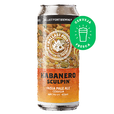 CERVEJA BALLAST POINT HABANERO SCULPIN LATA 473ML UNIDADE