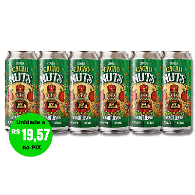 CACAO NUTS - IPA com cacau e nozes - 6 LATAS