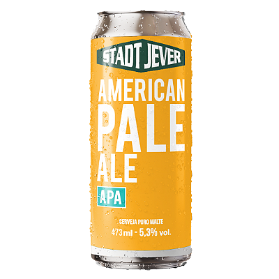 CERVEJA STADT JEVER AMERICAN PALE ALE 473ML UNIDADE