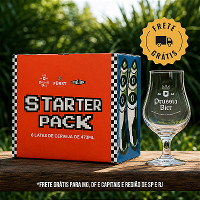 Starter Pack + Taça Dublin - 6 Latas