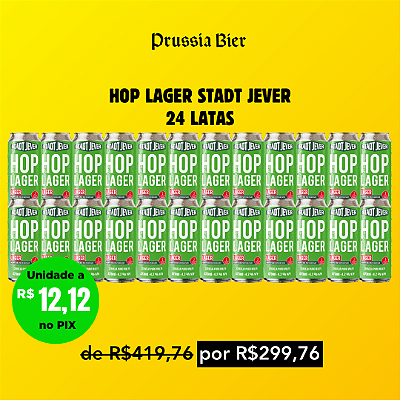 Kit Festa Hop Lager Stadt Jever - 24 Latas