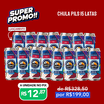 Super Promo Chula Pils – 15 latas