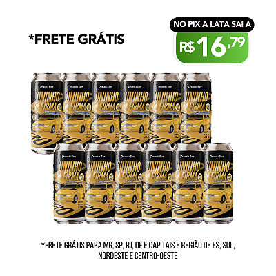 Stout Maniac - Uninho da Firma -Dry Stout com Nitrogênio – 12 Latas