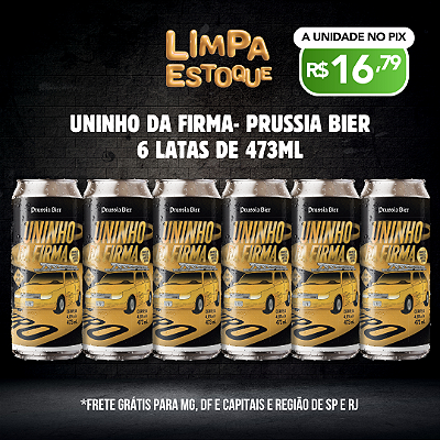 Uninho - Dry Stout com nitrogênio – 6 Latas