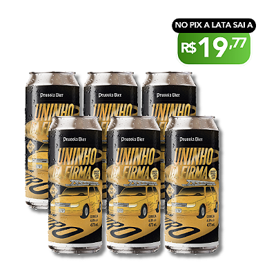 Uninho - Dry Stourt com nitrogênio – 6 Latas