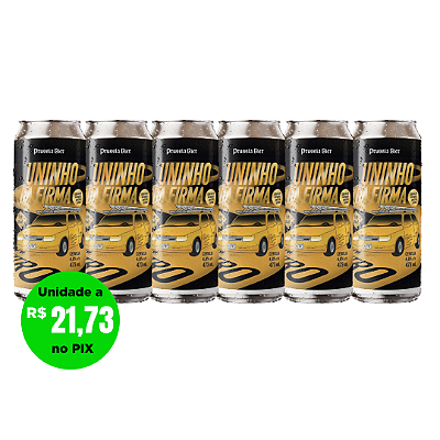 Uninho - Dry Stourt com nitrogênio – 6 Latas