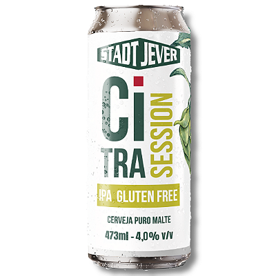 CERVEJA STADT JEVER CITRA SESSION IPA 473ML UNIDADE