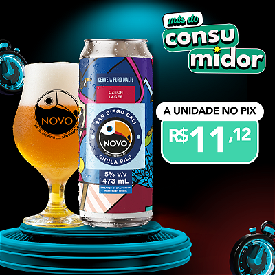 Chula Pils (Czech Lager) Novo Brazil unidade - Lata 473ml