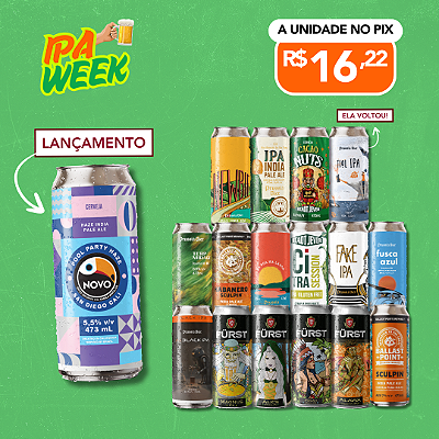 Todas as IPAs do Estoque – 17 latas