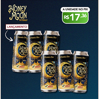 Honey Moon - Witbier com mel – 6 Latas