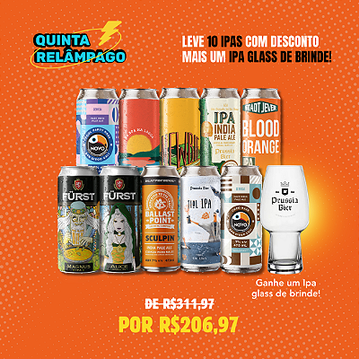 Quinta Relampago – 10 IPAs + IPA Glass