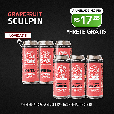 Ballast Point Sculpin Grapefruit – 6 Latas