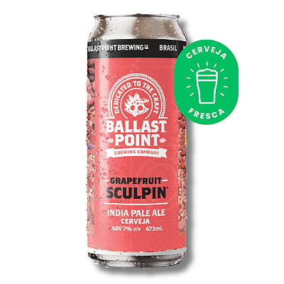 Grapefruit Sculpin (IPA com Grapefruit) Ballast Point unidade - Lata 473ml