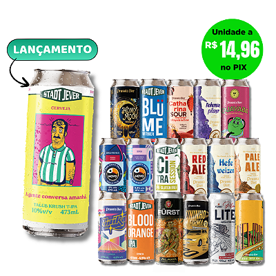Tudão – Uma de cada – 18 latas de 473ml
