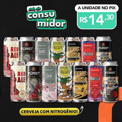 Dark Side – Cervejas Escuras – 14 Latas de 473ml