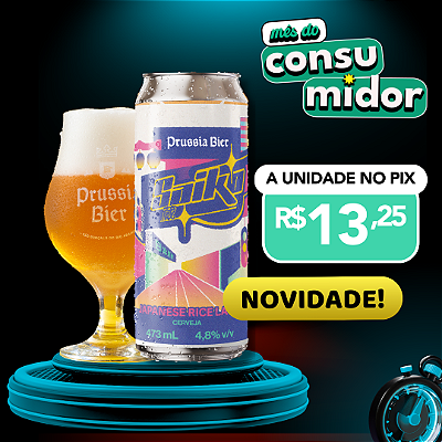 Saiko (Japonese Rice Lager) Prussia Bier unidade - Lata 473ml