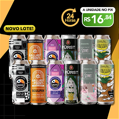 Cervejas Fortes – 12 latas