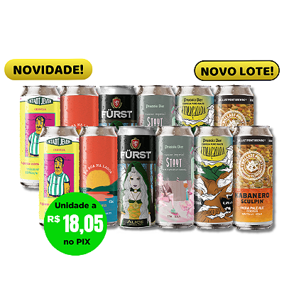 Cervejas Fortes – 12 latas