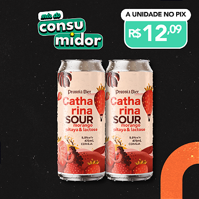 2x Catharina Sour Morango e Pitaya