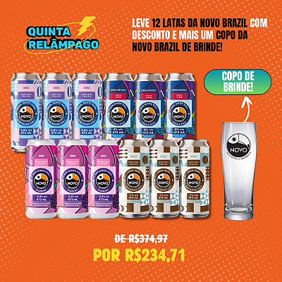 Quinta Relâmpago – Imersão Novo brazil – 12 Latas + Copo 650ml