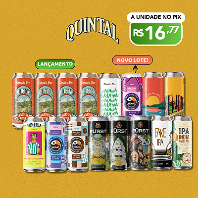 IPAs + Quintal - Saison – 16 latas